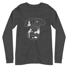 Load image into Gallery viewer, Mycorrhizal Mushroom Long Sleeve t-shirt