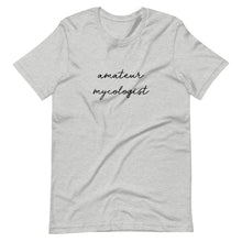Load image into Gallery viewer, Amateur Mycologist T-Shirt for women in an athletic heather color