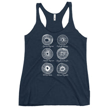 Load image into Gallery viewer, Blue spore print mycologist tank top