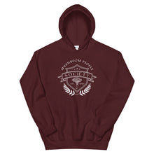 Load image into Gallery viewer, Mycology Mushroom Society Hoodie is Maroon