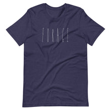 Load image into Gallery viewer, Mushroom Forager t-shirt in heathered blue color