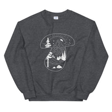 Load image into Gallery viewer, Grey Mycorrhizal Mushroom Sweatshirt