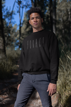 Load image into Gallery viewer, Man wearing Mushroom Forager Sweatshirt standing in the woods