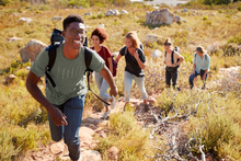 Load image into Gallery viewer, Man hiking in Mushroom Forager t-shirt