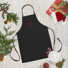 Load image into Gallery viewer, King Bolete Mushroom apron holiday layout