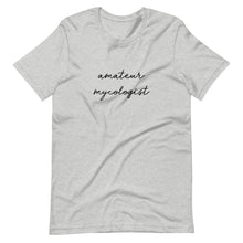 Load image into Gallery viewer, Amateur Mycologist T-Shirt for women in an athletic heather color
