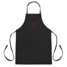 Load image into Gallery viewer, King Bolete Mushroom embroidered apron by Mushroom People Apparel
