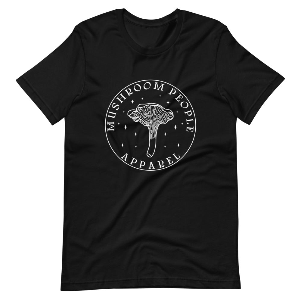 Black Mushroom People Apparel Mycologist T-shirt
