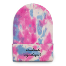 Load image into Gallery viewer, Amateur Mycologist Tie-Dye Beanie
